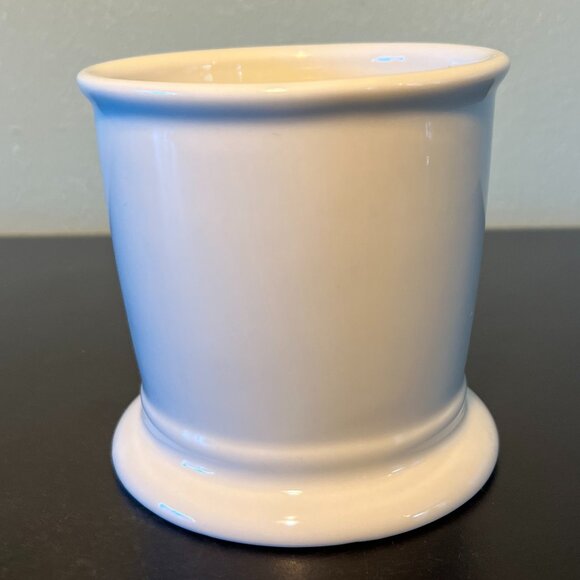 Anthropologie Letter J Monogram Initial Shaving Style Pedestal Base Mug Cup - Picture 7 of 12